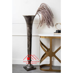 Inicio Hoteles y restaurantes Trompeta Florero para decoración de jardín Centros de mesa Trompeta Floreros para decoración de bodas - Product Image 2