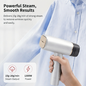 Vaporizador de Ropa Portátil Plegable de 1350W, Vaporizador de Ropa Eléctrico Portátil para Uso Doméstico, Doble Voltaje - Product Image 5