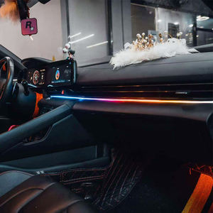 Vente en gros <span class=keywords><strong>Yaze</strong></span> 12V Lumière ambiante dynamique statique LED RGB universelle pour l'intérieur de la voiture pour la rénovation/mise à niveau - Product Image 5