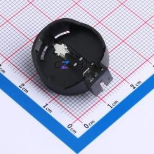 BS-02-A1AJ010 Button & Strip Battery Connector Through hole Component THT Connector Battery Holder CR2032 Phosphor Bronze Nickel - Product Image 1