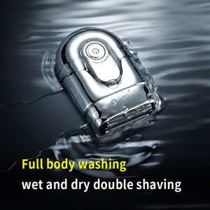 Индивидуальная портативная электробритва для мужчин FK-707 Водонепроницаемая перезаряжаемая электробритва из алюминиевой фольги для мужчин - Product Image 5