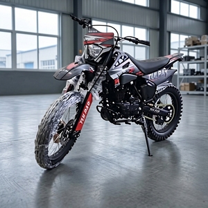 Vente flash - Moto cross GX 300cc 4 temps à démarrage électrique, moteur monocylindre refroidi par <span class=keywords><strong>air</strong></span>, taille standard, PR300 4V <span class=keywords><strong>noir</strong></span> + <span class=keywords><strong>orange</strong></span> - Product Image 1