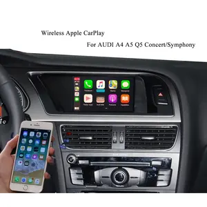 演唱会/交响乐无线电WIFI无线CarPlay视频接口奥迪 (AUDI) A4 B8 苹果汽车游戏加密狗Android Auto导航相机模块