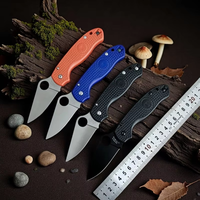 Mini couteau pliant de poche, manche FRN, acier inoxydable, EDC, camping, outil de survie en plein air