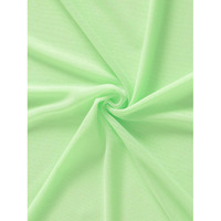 Frisse, solide groene sexy bikini 2026 nieuwe doorschijnende mesh luxe badkleding 3-delige set strandvakantie zwempak strandkleding