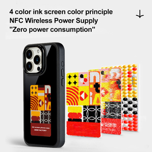 เคส E Ink พิมพ์ภาพแบบ DIY สีเต็มรูปแบบเคส NFC E Ink สกรีนเคสโทรศัพท์สมาร์ทสำหรับ iPhone 16 Pro E-Ink - Product Image 3