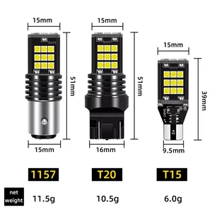 Phụ Kiện Xe Hơi Đèn Lùi LED T10 W5 WT15 W16W Bóng Đèn Lùi Hỗ Trợ Đuôi Led 158 184 T15 W16W T10 - Product Image 2