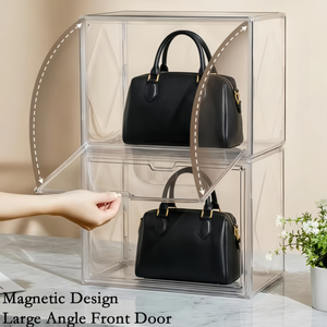 Cajas de Exhibición Acrílicas Transparentes Modernas con Puerta Magnética, para Artículos de Lujo, Coleccionables, Carteras, Libros, Juguetes - Product Image 5