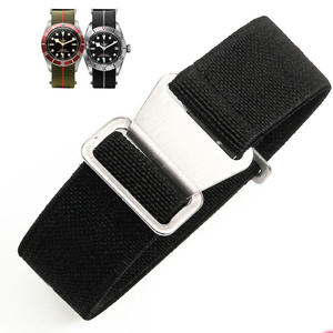 Correas de Reloj Elásticas de Nailon de 18mm/20mm/22mm, Repuesto de Tela de Paracaídas, Hebilla de Gancho y Bucle Mejorada, Correa de Reloj - Product Image 4