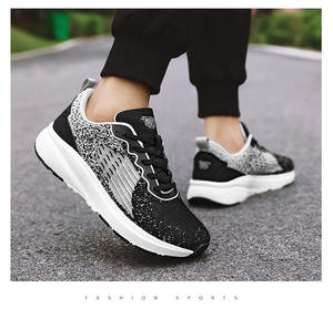 Sneakers alla Moda per Piedi Larghi con Lacci, Scarpe da Corsa Casual Leggere e Traspiranti in Mesh, Taglie Grandi per Uomo - Product Image 6