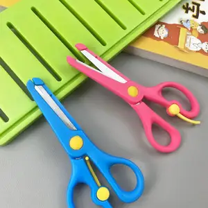 Student Art Safe Labor-saving Elastic Scissors Scissors For School Use