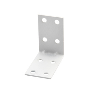 Support en L robuste en acier laminé à froid galvanisé de 5 mm d'épaisseur pour la réparation de meubles - Product Image 1