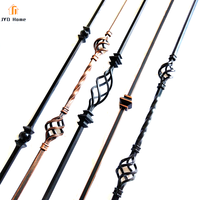 Meilleur prix 1/2 "creux fer panier Knuckle balustres tige fer broches pour escaliers intérieurs