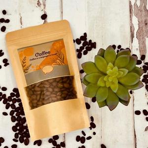 Bolsa de Papel Kraft Biodegradable con Cierre y Ventana para Empacar Carne Seca y Granos de Café, con Impresión de Logotipo Personalizada - Product Image 1