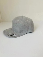 Topi Snapback Bordir 3D Bahan Katun Akrilik Wol Sporty Outdoor Model Terbaru Grosir atau Custom