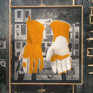 YEEHO Good Quality Anti <b>Slip</b> Durable 15G <b>Nylon</b> Polyester Spandex Liner Nitrile Foam Dipped Garden Work Gloves with Dot Size L - Product Image 3