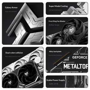 Galax GeForce RTX 5080 Metal Platinum Edition <b>16GB</b> GDDR7 DLSS 4 Gaming and Design Graphics Card <b>16GB</b> GDDR7 Memory Ensures Smooth - Product Image 2