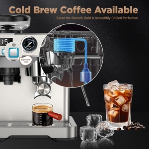 Máquina de Café Espresso Semiautomática Profesional, Máquinas Comerciales para Hacer Café Espresso para el Hogar - Product Image 4