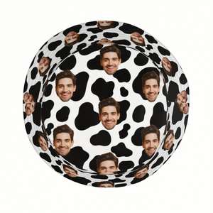 Sombrero de cubo Unisex con estampado de cara personalizado, accesorio de moda de verano con patrón de dibujos animados para viajes al aire libre y ropa de calle para hombres y mujeres - Product Image 2