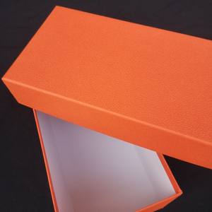 अनुकूलित लोगो लक्जरी सोने की पन्नी नारंगी उपहार बॉक्स उत्कृष्ट आयताकार परिधान पैकेजिंग जूते और कपड़े नौवहन कठोर बक्से - Product Image 6