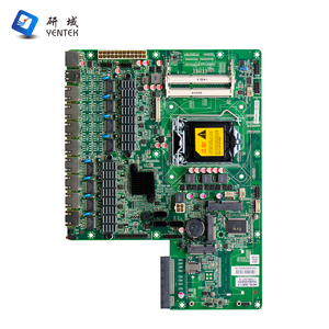 เมนบอร์ดไฟร์วอลล์อุตสาหกรรม 1U LGA1150 Mini-ITX DDR3 แบบติดตั้งบนแร็ค SFP 8 LAN อุปกรณ์รักษาความปลอดภัยเครือข่าย - Product Image 2