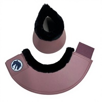 Ensemble de protections pour jambes de cheval en cuir PU résistant aux rayures, avec velcro en nylon robuste et logo personnalisé, directement de l'usine