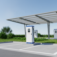 Estación de Carga Rápida CC Comercial de 120kW 240kW 300kW 400kW CCS2 CCS1 GBT CHAdeMO para Flotas de Vehículos Eléctricos con Certificación CE