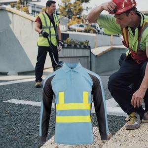 Gilet de sécurité vert personnalisable en gros, classe 2 ANSI, haute visibilité, imperméable, réfléchissant, avec logo personnalisé pour le travail - Product Image 6