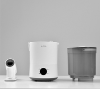 Diffuseur d'huiles essentielles électrique 2026, purificateur, vaporisateur facial, humidificateur ultrasonique Midea 300ml/h, aromathérapie, pour la maison, bébés, enfants, hôtel