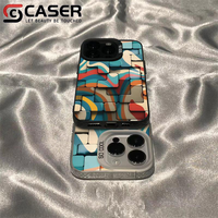 Coque de téléphone portable antichoc rigide au design créatif et coloré, inspirée des blocs de construction, pour iPhone 17 16 15 14 13 Pro Max