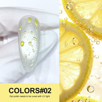 Vente en gros de couche de finition Hema Tpo Free Summer Rain Drop pour gel UV 15ml pour nail art