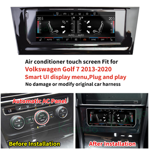 Schermo Touch per Climatizzatore Krando per VW Volkswagen Golf 7 <span class=keywords><strong>Tiguan</strong></span> <span class=keywords><strong>Passat</strong></span> 2013-2022 Pannello di Controllo AC Unità Display LCD - Product Image 2