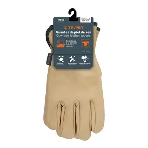 BOX 6 Gants en cuir de vachette de type operateur, TRUPER - Product Image 3