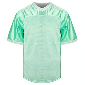 Camiseta de Fútbol Unisex con Cuello en V, Manga Corta, 100% Poliéster, Absorbe la Humedad, Transpirable, de Secado Rápido, Ropa Deportiva para Adultos - Product Image 1