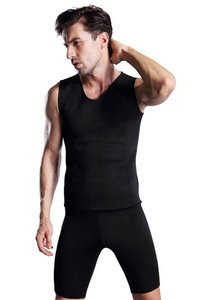 Chaleco de neopreno elástico personalizado para hombre, moldeador corporal para Sauna, sudor caliente - Product Image 4