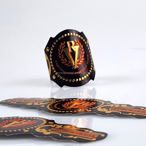 Diskon besar Label cerutu kustom logo pribadi & Label produk cerutu merek stiker cetak cap panas tanpa pita perekat - Product Image 2