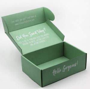 Boîtes en carton ondulé personnalisées imprimées pour l'expédition de colis - Product Image 4