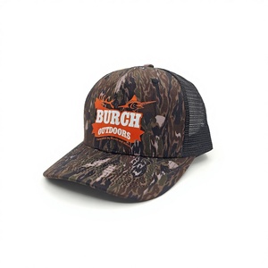 High Quality Richardson 112 Camo Trucker Hat Custom Printed Logo Low MOQ OEM Tactical Outdoor Fishing Hunting Mesh Snapback <b>Cap</b> - Product Image 5