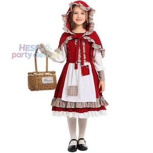 Costume de carnaval pour enfants HP, Rouge-écarlate, robe de fête pour filles - Product Image 1