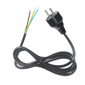 Câble d'alimentation pour moniteur LCD, câblage <span class=keywords><strong>PS3</strong></span>, 2,5 A, 250 V, prise filaire, 220 V, bobine, 3 broches, pour fer à vapeur, cordon d'alimentation EU, extrémité ouverte - Product Image 2