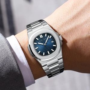 New Fashion Ultrathin Mens <b>Watch</b> 39MM Quartz Wristwatch Stainless Steel Waterproof Calendar 5711 <b>Watches</b> for Men - Product Image 4