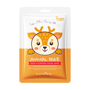Maschera Viso Idratante e Nutriente SADOER con Disegni di Animali Cartoon - Product Image 1
