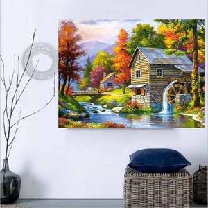 Kit de Peinture Diamant Personnalisée pour Adultes, Complet, en Acrylique, DIY 5D, Scènes et Paysages Exquis, Peinture Diamant Faite à la Main - Product Image 4