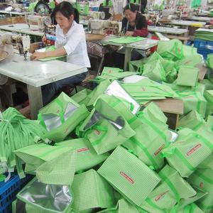 Logo personalizzato durevole 15L eco-friendly isolato pranzo borsa termica con chiusura a cerniera con motivo termico Non tessuto lettera - Product Image 6