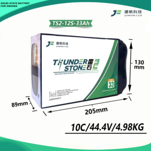 סוללת Thunder Stone TS2 חצי מוצקה לטעינה, סוללת רחפן, סוללת ליפו 44.4V 33000mAh, פריקה 10C, 310Wh/kg - Product Image 3