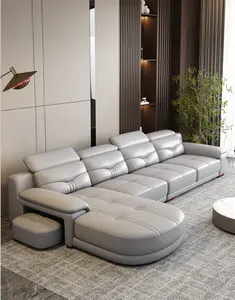 Sofas Modular Large Sectional Corner Leather Set Designs Sofa Cover L Shape 7 Seater Modern Living Room