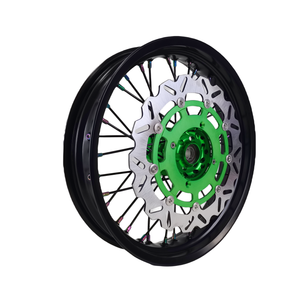 Ruedas Supermoto OEM Personalizadas al por Mayor, Llantas <span class=keywords><strong>de</strong></span> 17 Pulgadas para Surron KX125 KX250 KX250F KX450F, 36 Radios, Aluminio CNC, Directo <span class=keywords><strong>de</strong></span> Fábrica - Product Image 3
