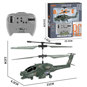 AH-64 Apache <span class=keywords><strong>RC</strong></span> Helikopter-Modell 922 Anfängerfreundliches Gyroskop-Elektrospielzeug mit Sturzsicherem Gehäuse für Alter 14+ zur Außennutzung - Product Image 2