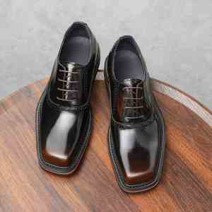 Sandalias de Verano para Hombre, Transpirables, con Cordones, Punta Cuadrada, Estilo Británico, para Oficina y Carrera, Mules sin Talón, Sandalias para Conducir con Suela de Goma - Product Image 6