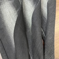 Tissu denim extensible en mélange de coton noir Lizhi XH6081WA pour garçons et filles, poids lourd, largeur 185-187 cm, couleur personnalisée